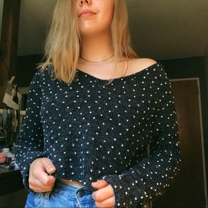 Lust N Must Polka dot sweater